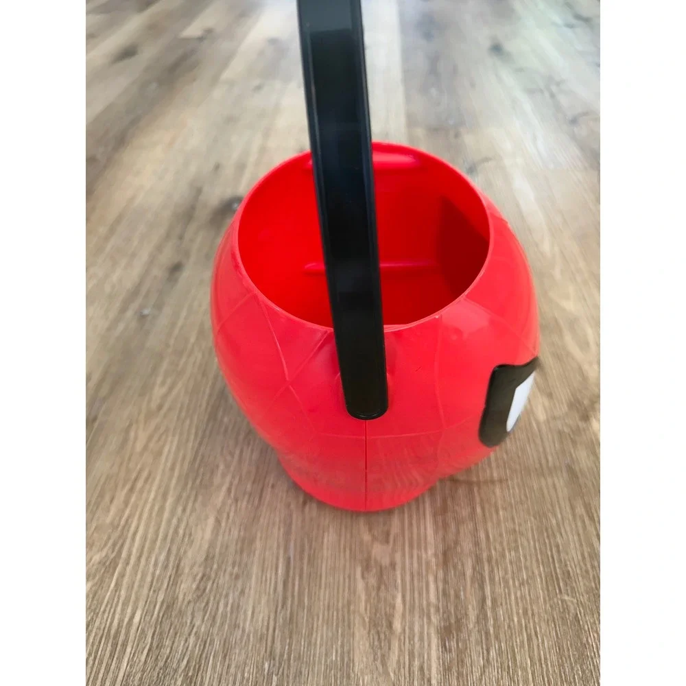 Marvel Spiderman Halloween Trick or Treat Bucket Pail Kids Red Superhero Mask